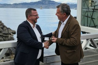 Passation officielle de la Clé de l’ULAM entre Pierre Girod, Président de la Chambre des Métiers et de l’Artisanat Auvergne-Rhône-Alpes et Philipp Matthias Bregy